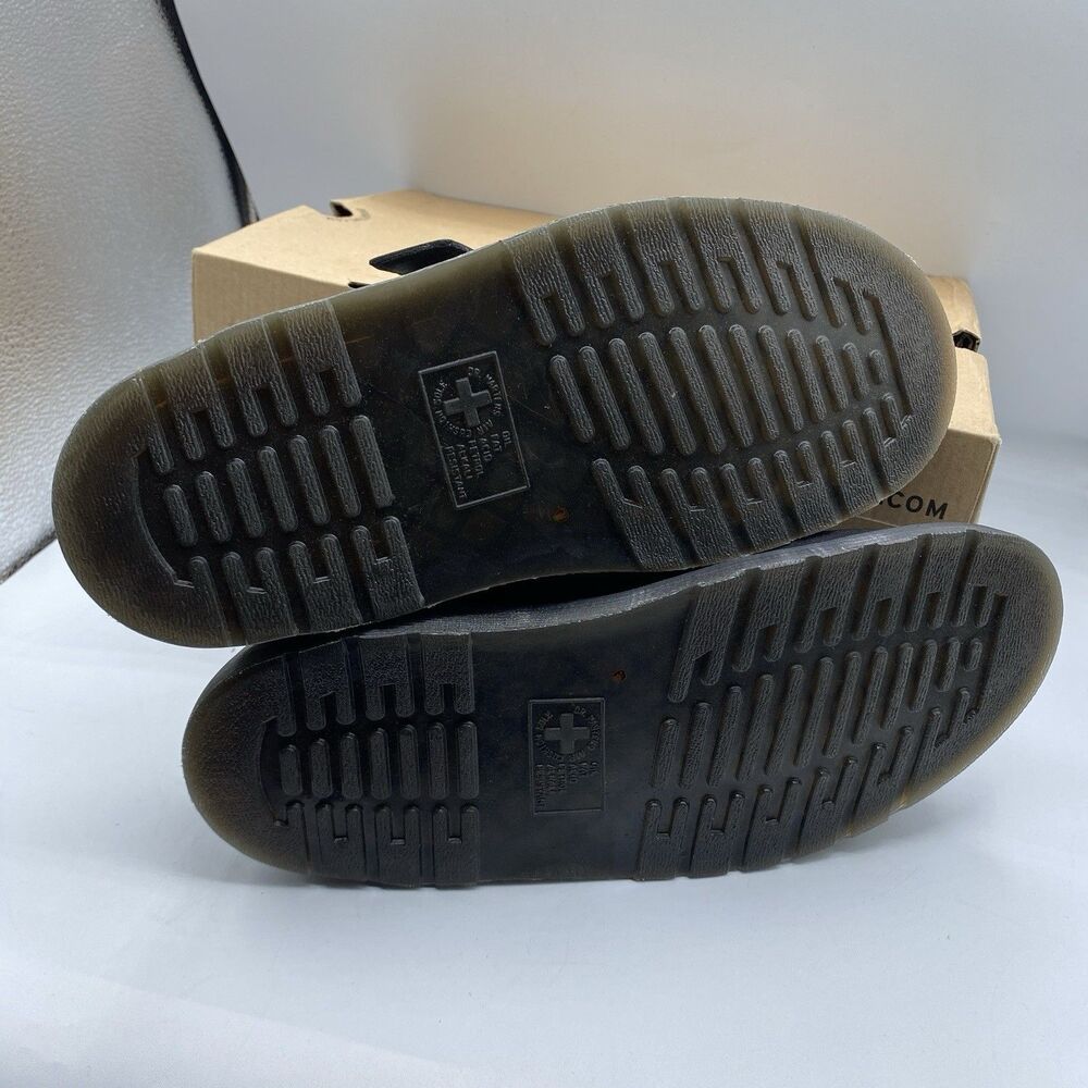Dr Marten Jorge II Sandals Men 42 US 9 Black Slingback Buckle Casual NWB - Picture 6 of 11